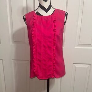 BODEN Pink Ruffled Blouse